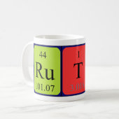 Ruthe périodique nom de la table mug (Devant gauche)