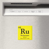 Ruthenium Periodiek Tafel Magneet (Insitu (Vaatwasser))