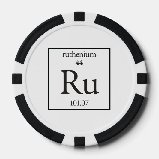 Ruthenium Poker Chips (Voorkant)