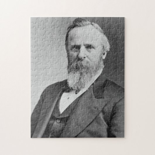Rutherford B. Hayes 19e President van Amerika. Legpuzzel (Verticaal)
