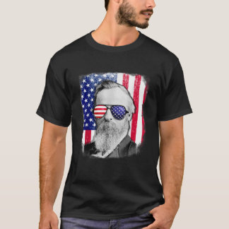 Rutherford B Hayes US flag shirt 4 juli