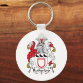 Rutherford Family Crest Sleutelhanger (Voorkant)