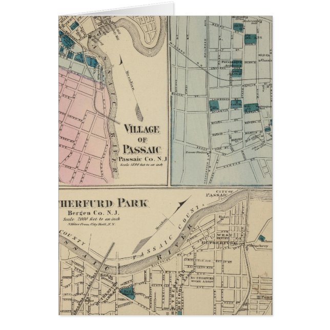 Rutherfurd Park, Passaic, Hackensack (Devant)