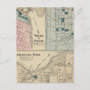 Rutherfurd Park, Passaic, Hackensack Briefkaart