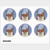 Ruthie les stickers renard (Feuille)