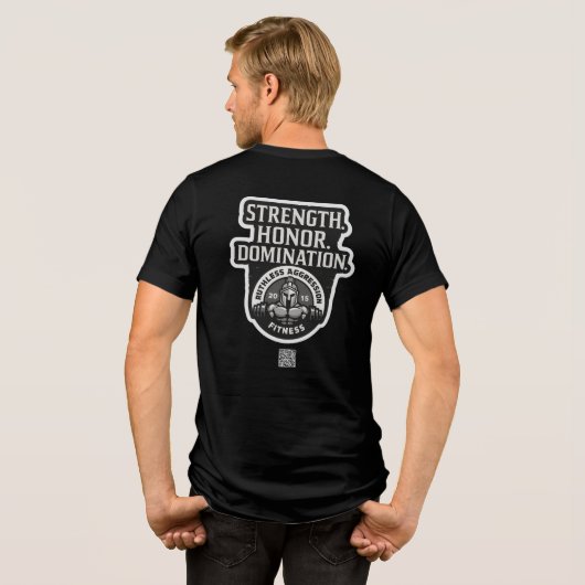 Ruthless Aggression Fitness Gym T-shirt # 1 (Achterkant volledig)