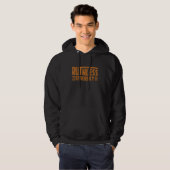 RUTHLESS EFFICIENCY Simple Slogans Motivational Hoodie (Voorkant volledig)