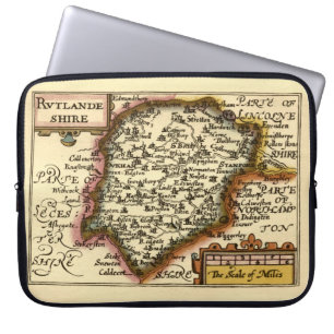 Rutland (Rutlandshire) County Engeland Historische Laptop Sleeve