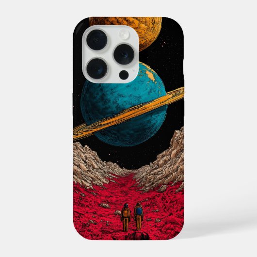 Ruumtevaart Telefoonhoesje iPhone Hoesje (Achterkant)