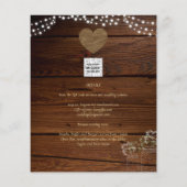 Ruw aarden Mussenpot Lichten Kant Gipsbloem TROUWE (Achterkant)