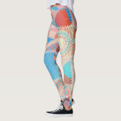 Ruw canvaspatroon: getextureerd patroon leggings (Links)