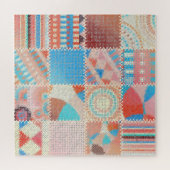 Ruw canvaspatroon: getextureerd  patroon legpuzzel (Horizontaal)