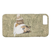 Ruw Collie, Long Hazard Collie Case-Mate iPhone Case (Achterkant (Horizontaal))