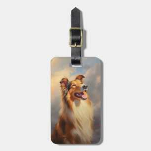 Ruw collie / Schotse collie Bagagelabel