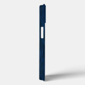 Ruw Hout Graan Achtergrond Diep Blauw Case-Mate iPhone Case (Achterkant / Rechts)