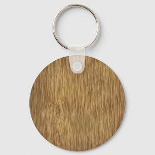 Ruw Hout Grain Achtergrond in natuurlijke kleur Sleutelhanger