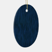 Ruw Hout Grain Background in Deep Blue Keramisch Ornament (Rechts)