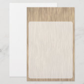 Ruw Houtkorrel Achtergrond in rode kleur Briefpapier (Voorkant / Achterkant)