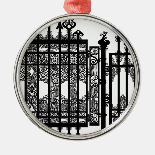 Ruw ijzer metalen ornament (Voorkant)