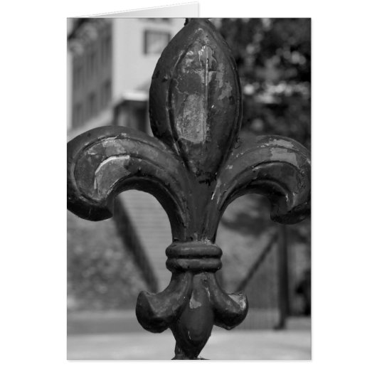 Ruw Iron Fleur de lis (Voorkant)