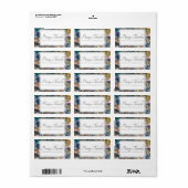 Ruw kwarts etiket (Full Sheet)