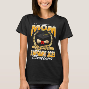 Ruw mam van drie Geweldige 2023 naasten T-shirt