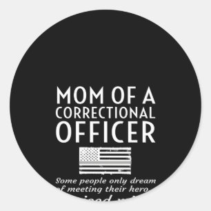 Ruw mam van een correctiecommandant Moeder Thin Si Ronde Sticker