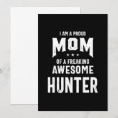 Ruw mam van een Geweldige jager Bedankkaart (Voorkant / Achterkant)