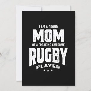 Ruw mam van een Geweldige Rugby-speler Kaart