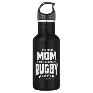 Ruw mam van een Geweldige Rugby-speler Waterfles