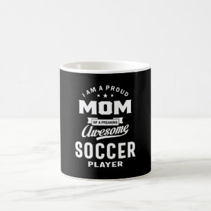 Ruw mam van een Geweldige voetbalspeler Koffiemok