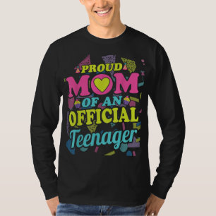 Ruw mam van een officiële tiener 13e verjaardag Pa T-shirt