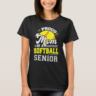 Ruw mam van een Softball Senior 2023 Afstuderen Gr T-shirt