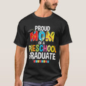 Ruw mam van een voorschoolse Afstuderen Afstuderen T-shirt (Voorkant)