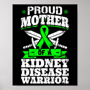 Ruw moeder van een nierziekte - wortel CKD Aware Poster