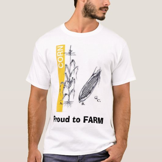 Ruw naar Boerderij T-shirt (Voorkant)