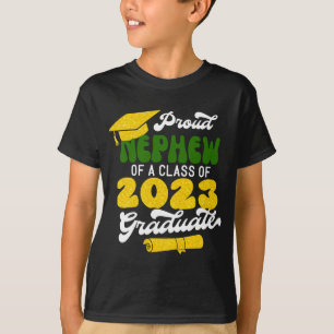 Ruw NEPHEW van een klasse van 2023 Afstuderen Retr T-shirt