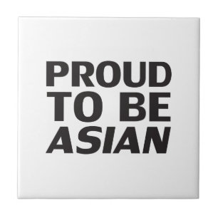 Ruw om Aziatisch, zwart wit te zijn Tegeltje