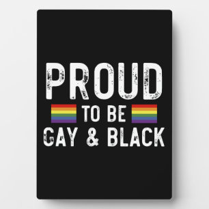 Ruw om homo en zwart te zijn fotoplaat