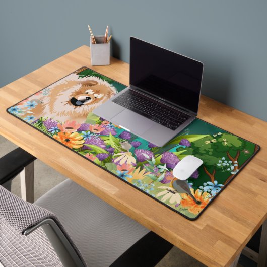 RUW RED CHOW CHOW Desk Mat (Kantoor 2)