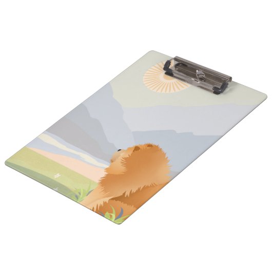 RUW ROOD CHOW Acryl Klembord (Gekanteld)