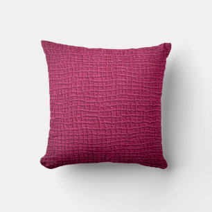 Ruw roze leder kussen