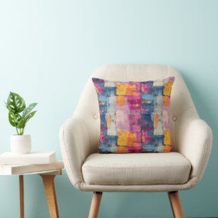 Ruw Sierkussen voor penseelstreekafdrukken