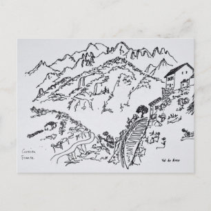 Ruw Val d'Asco   Corsica, Frankrijk Briefkaart