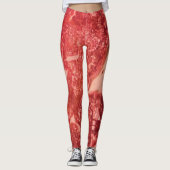 Ruw vlees Ribeye Steak Leggings (Voorkant)