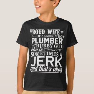 Ruw vrouw van een servet t-shirt