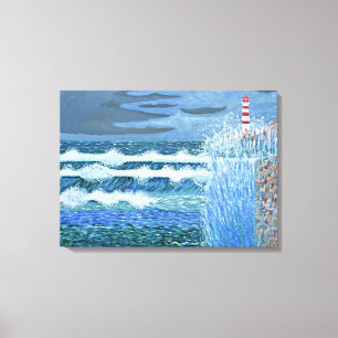 Ruw Zee canvas Afdruk