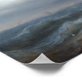 Ruw Zee in Stormy Weather, 1846 Poster (Hoek)