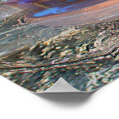 Ruwe afdrukken poster (Hoek)