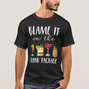 Ruwe beschuldiging over de Drink die de kruising v T-shirt
